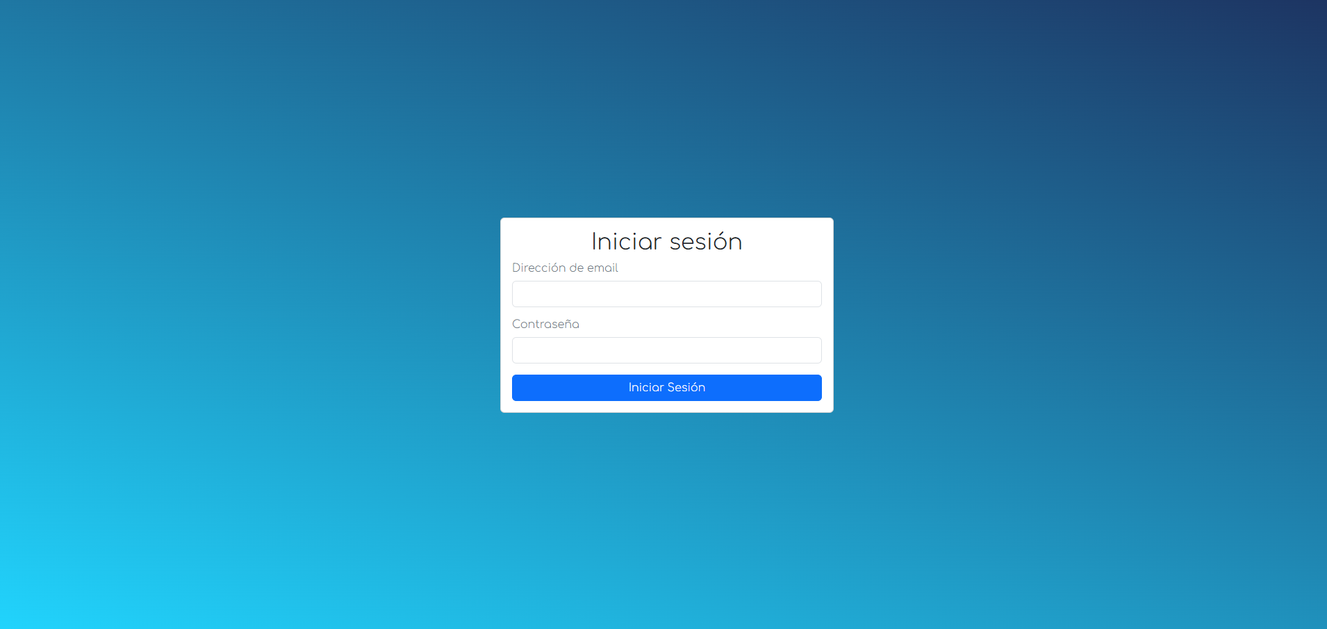 Login Autenticación React